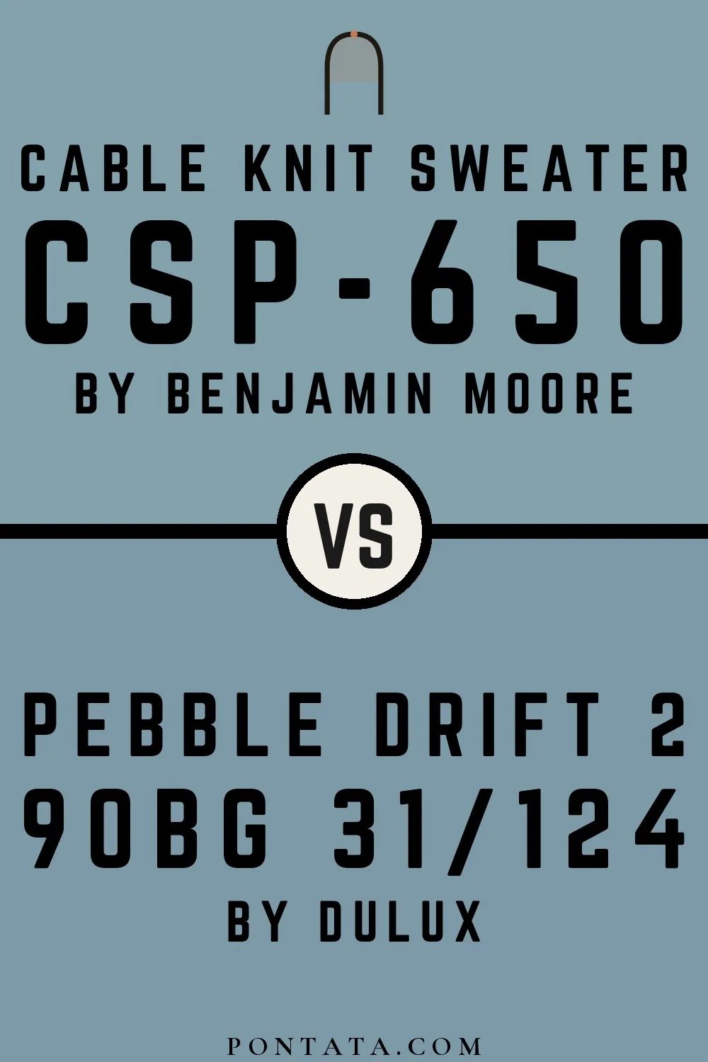 Cable Knit Sweater vs Pebble Drift 2
