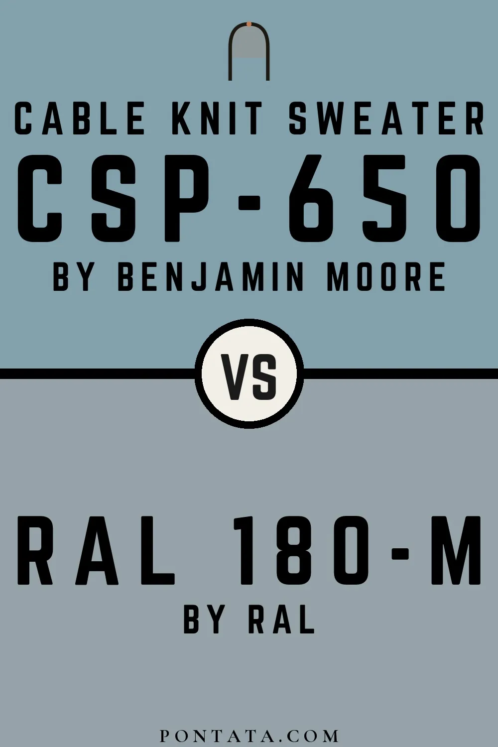Cable Knit Sweater vs RAL 180-M
