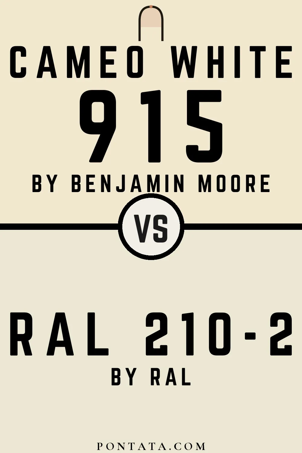 Cameo White vs RAL 210-2