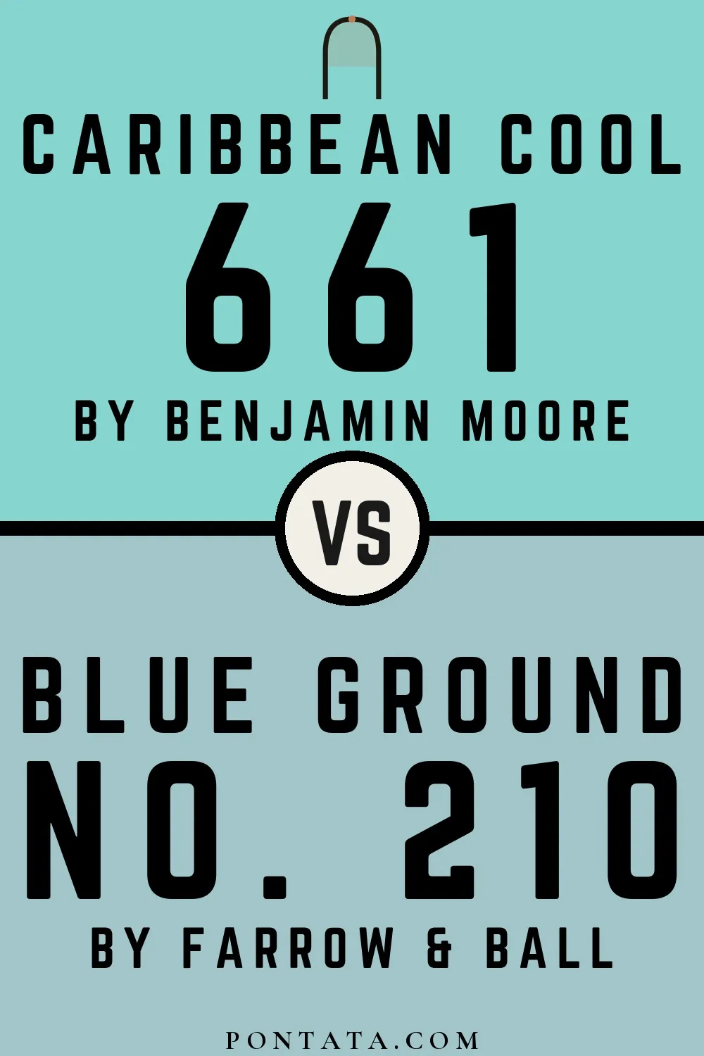 Caribbean Cool vs Blue Ground