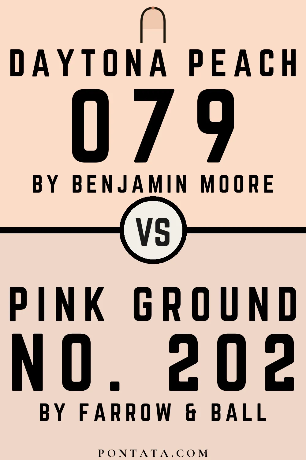 Daytona Peach vs Pink Ground