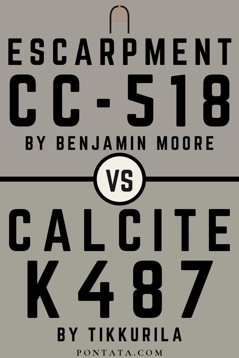 Escarpment vs Calcite