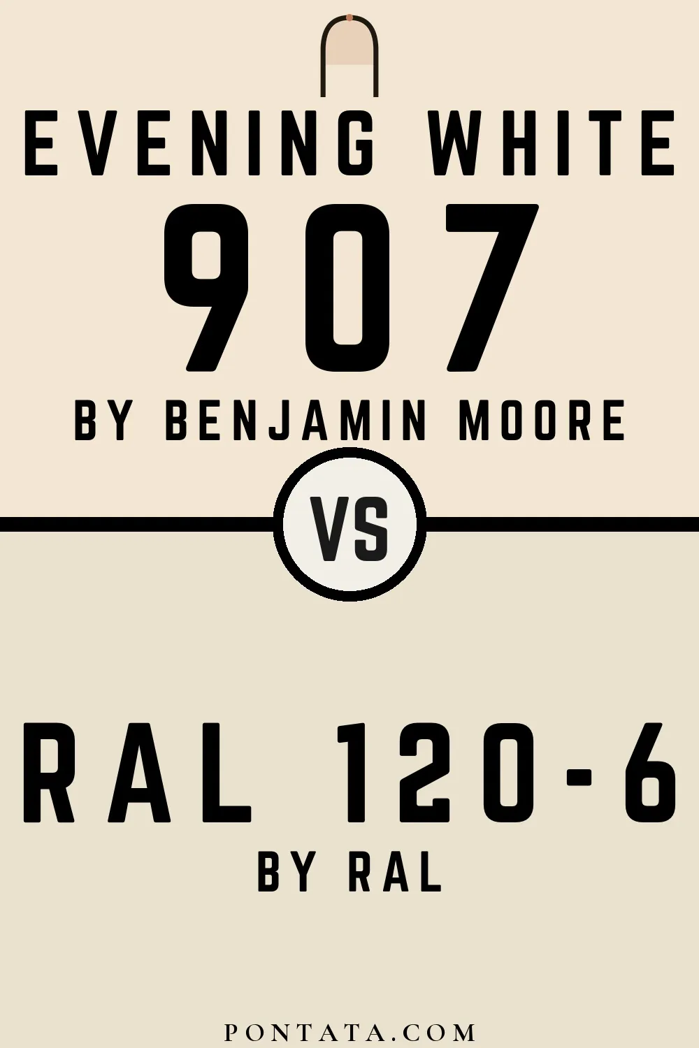 Evening White vs RAL 120-6