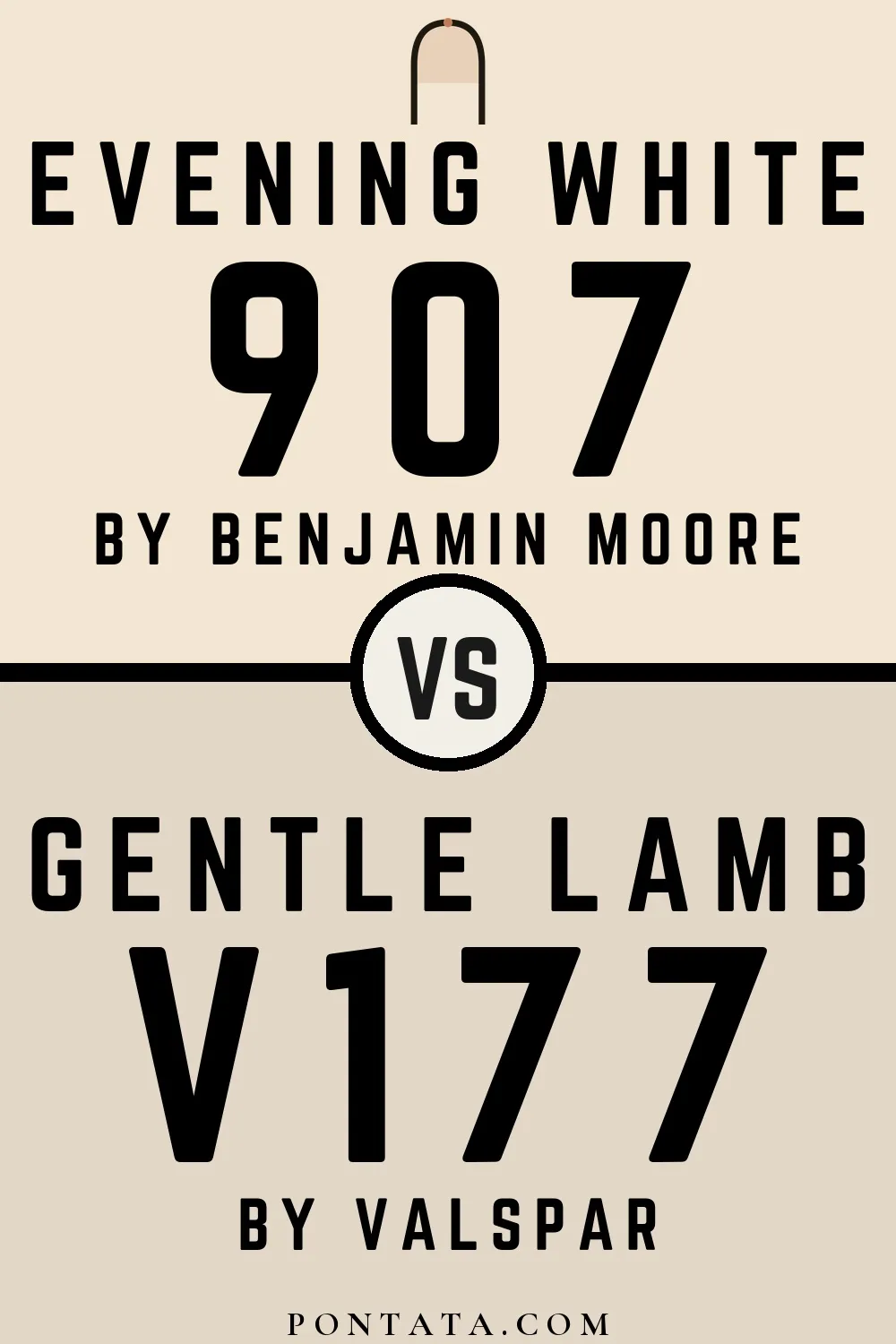 Evening White vs Gentle Lamb