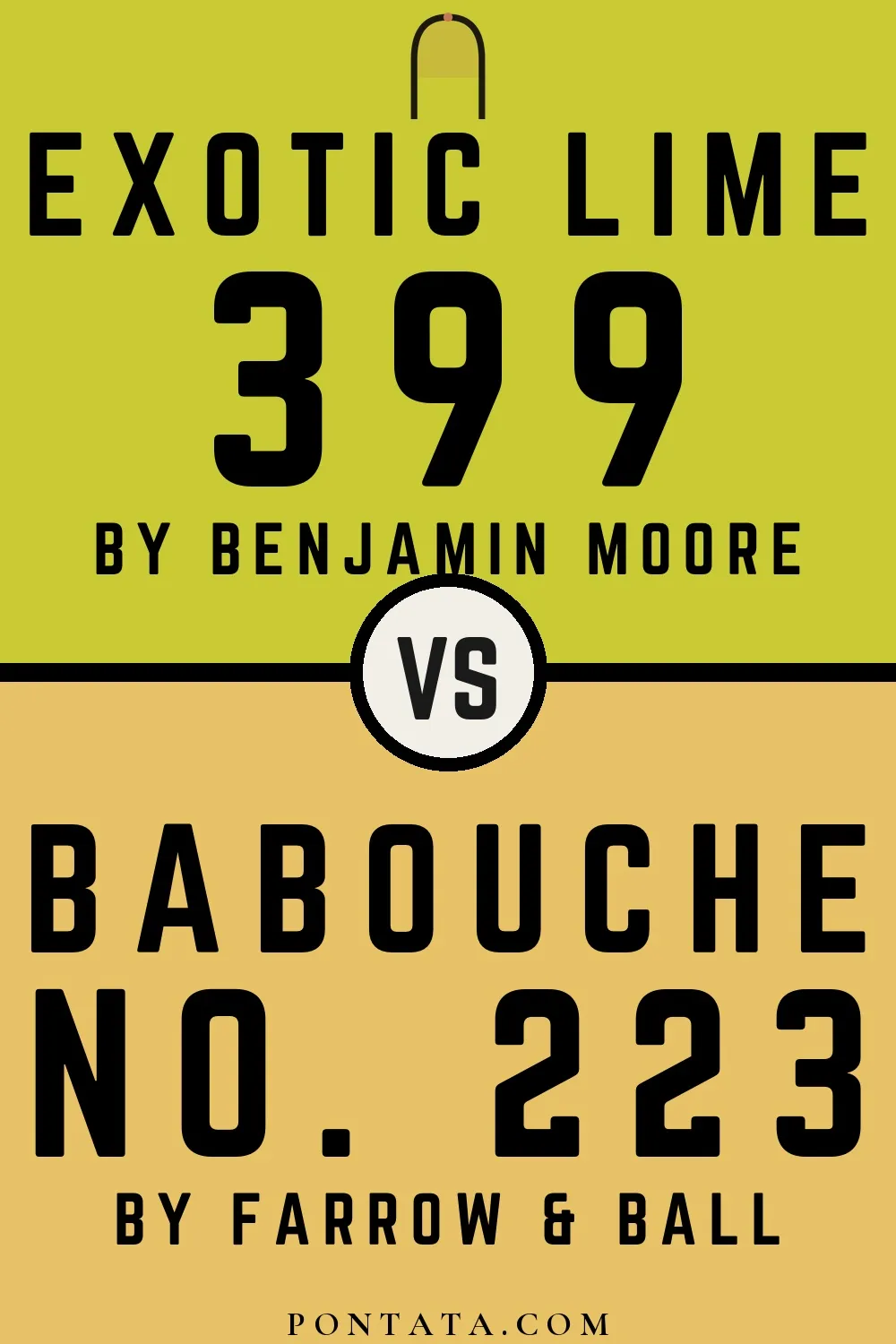 Exotic Lime vs Babouche