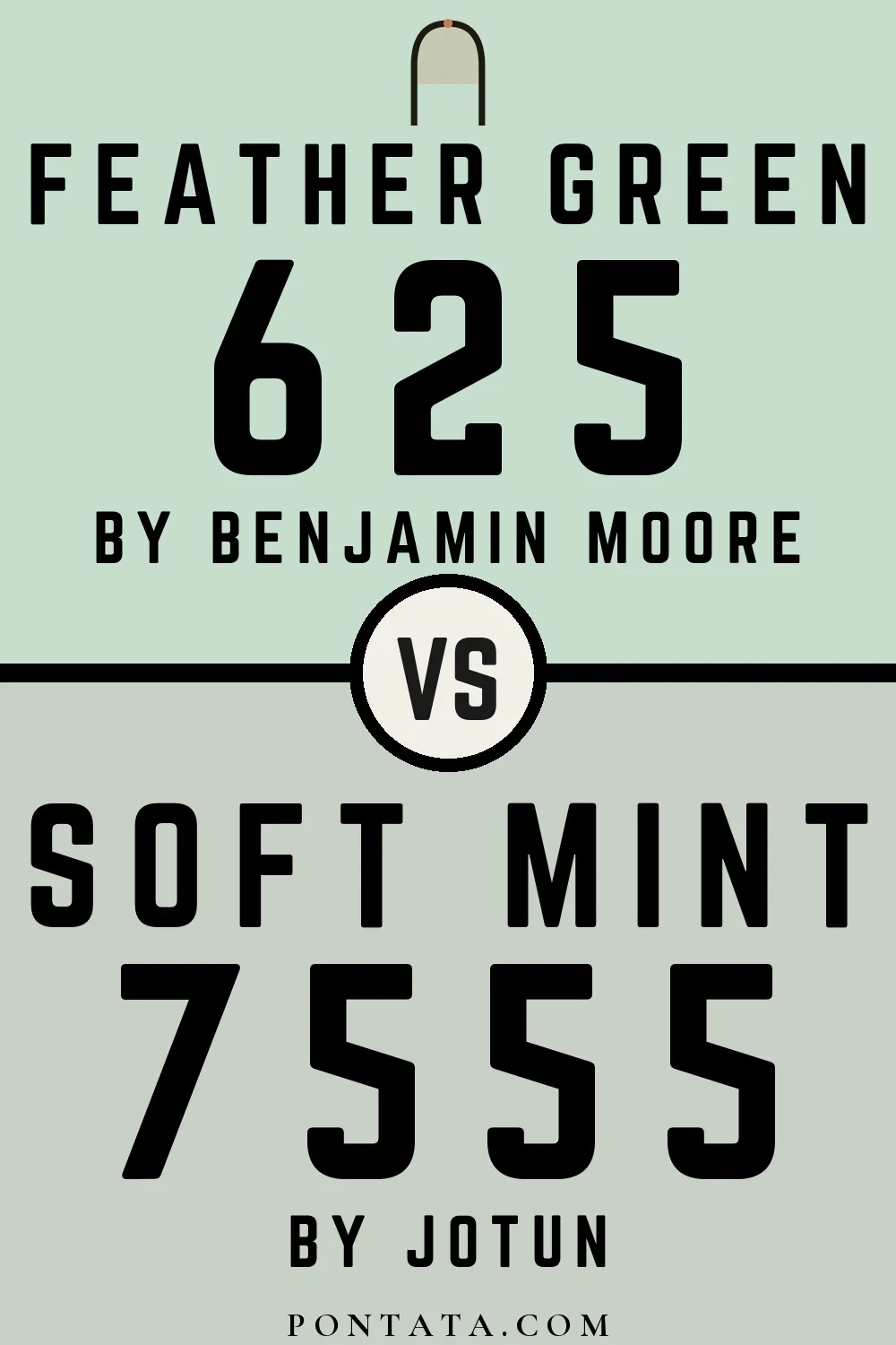 Feather Green vs Soft Mint