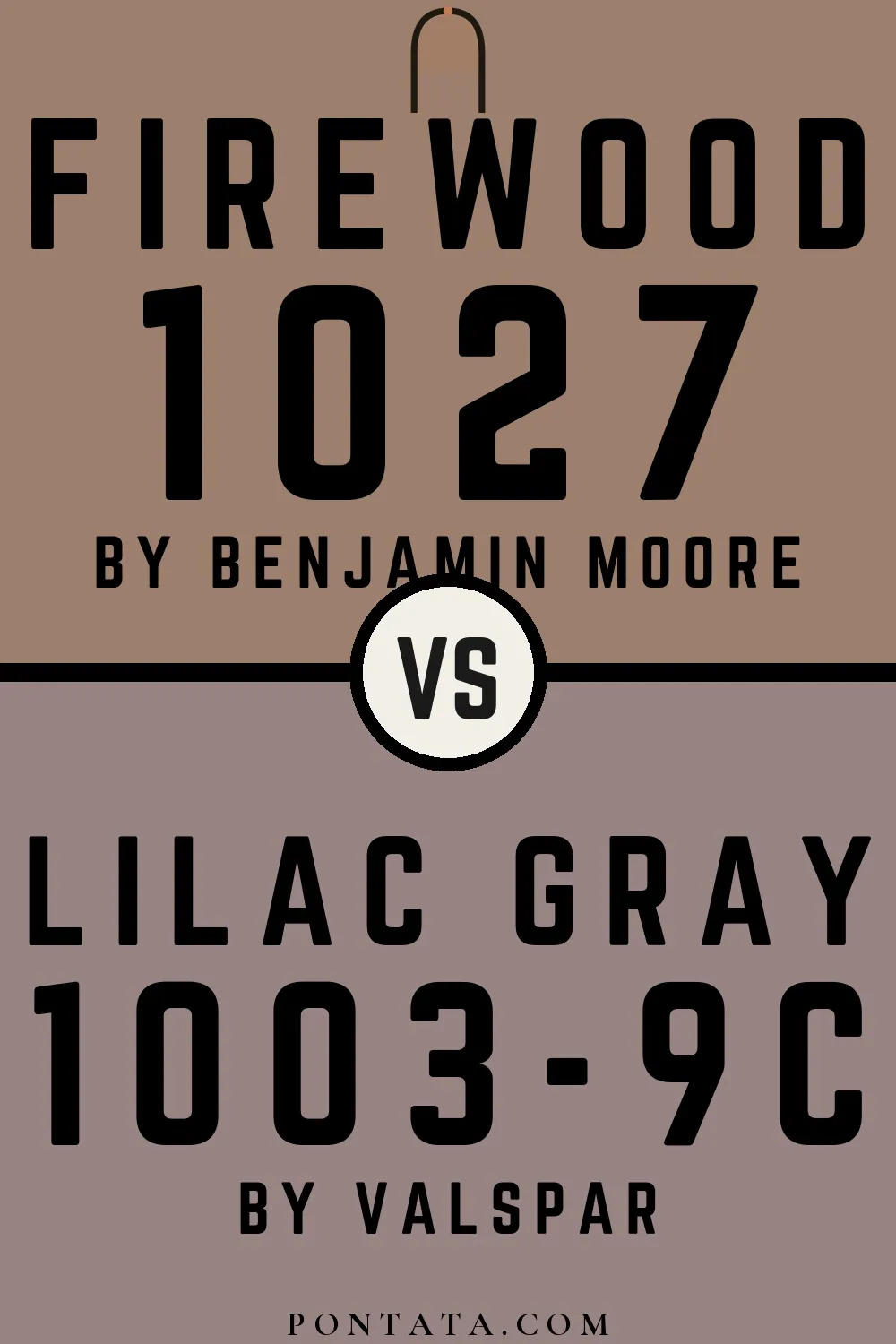 Firewood vs Lilac Gray