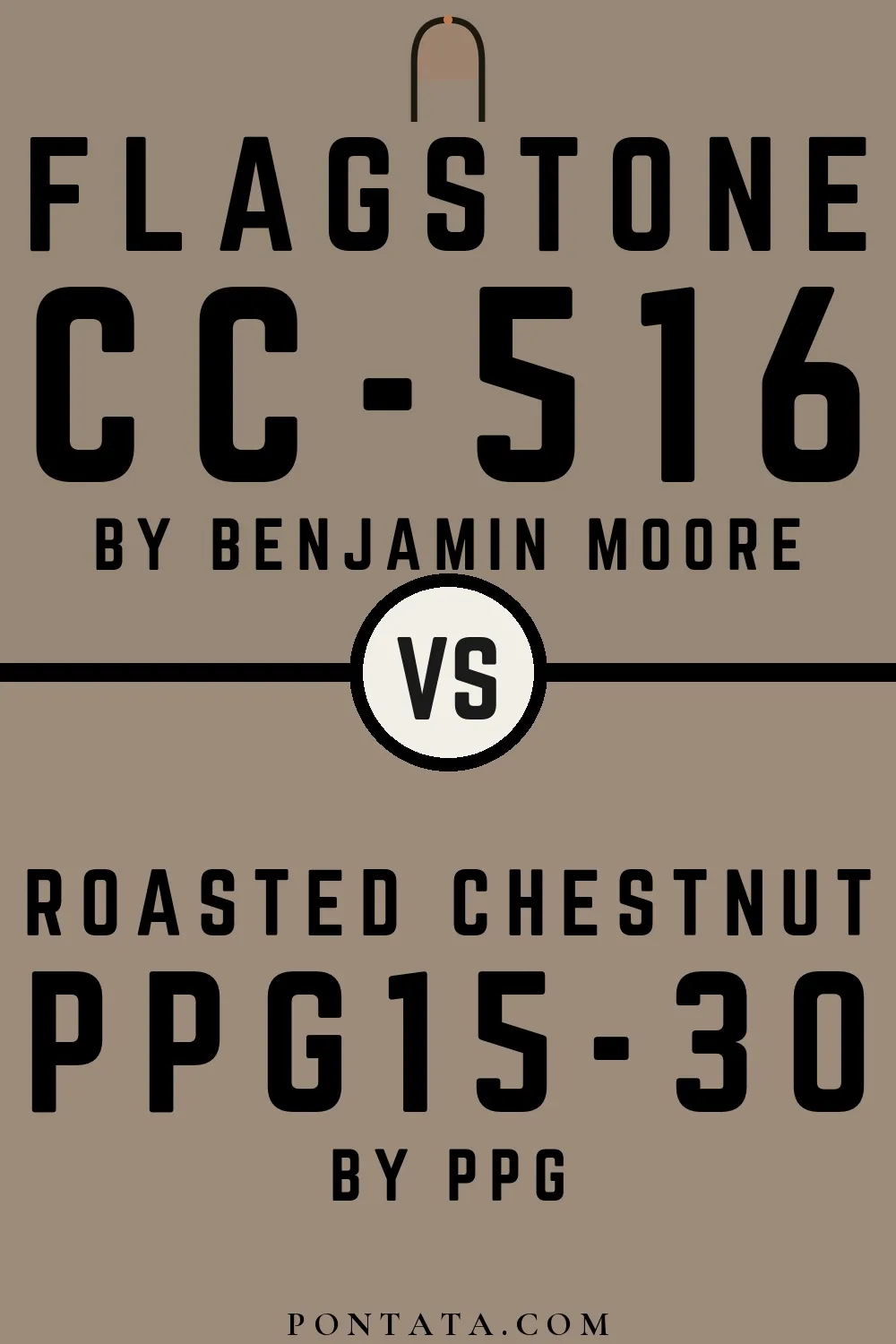 Flagstone vs Roasted Chestnut
