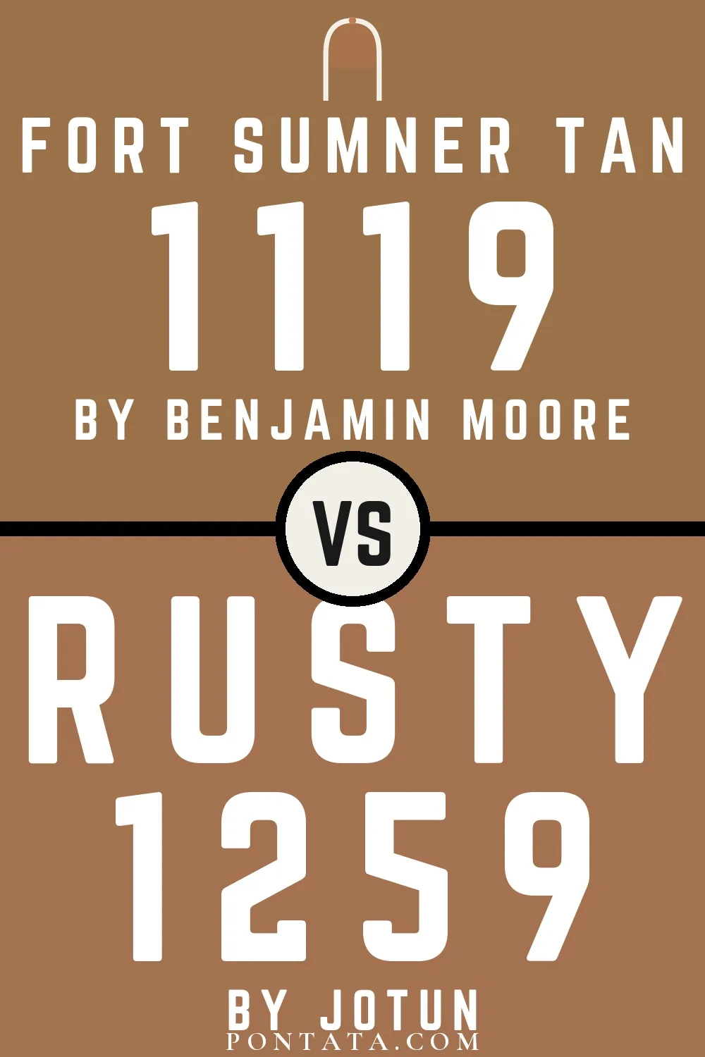 Fort Sumner Tan vs Rusty