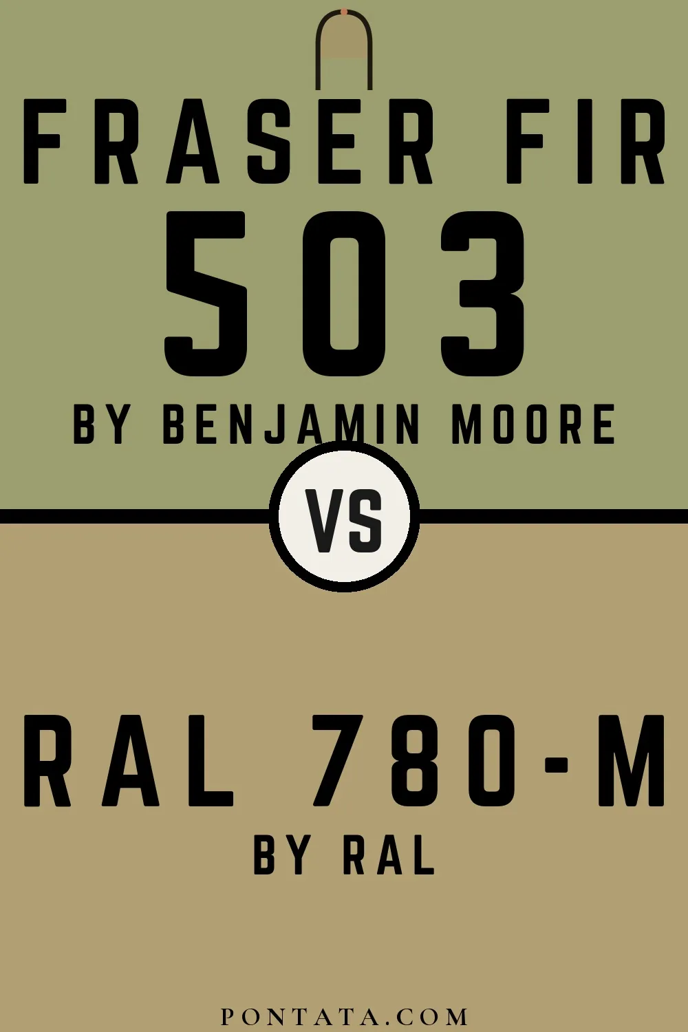 Fraser Fir vs RAL 780-M
