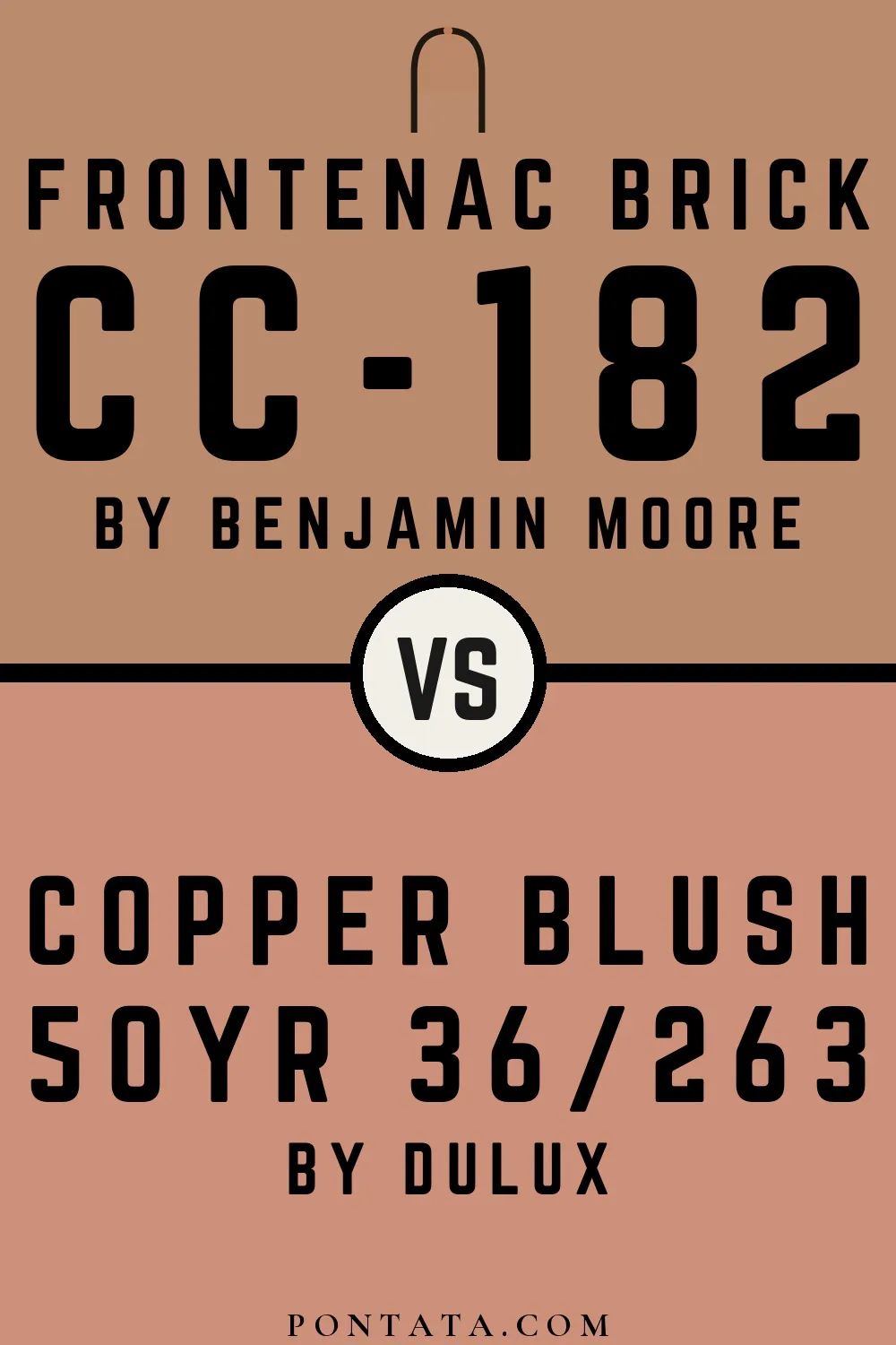 Frontenac Brick vs Copper Blush