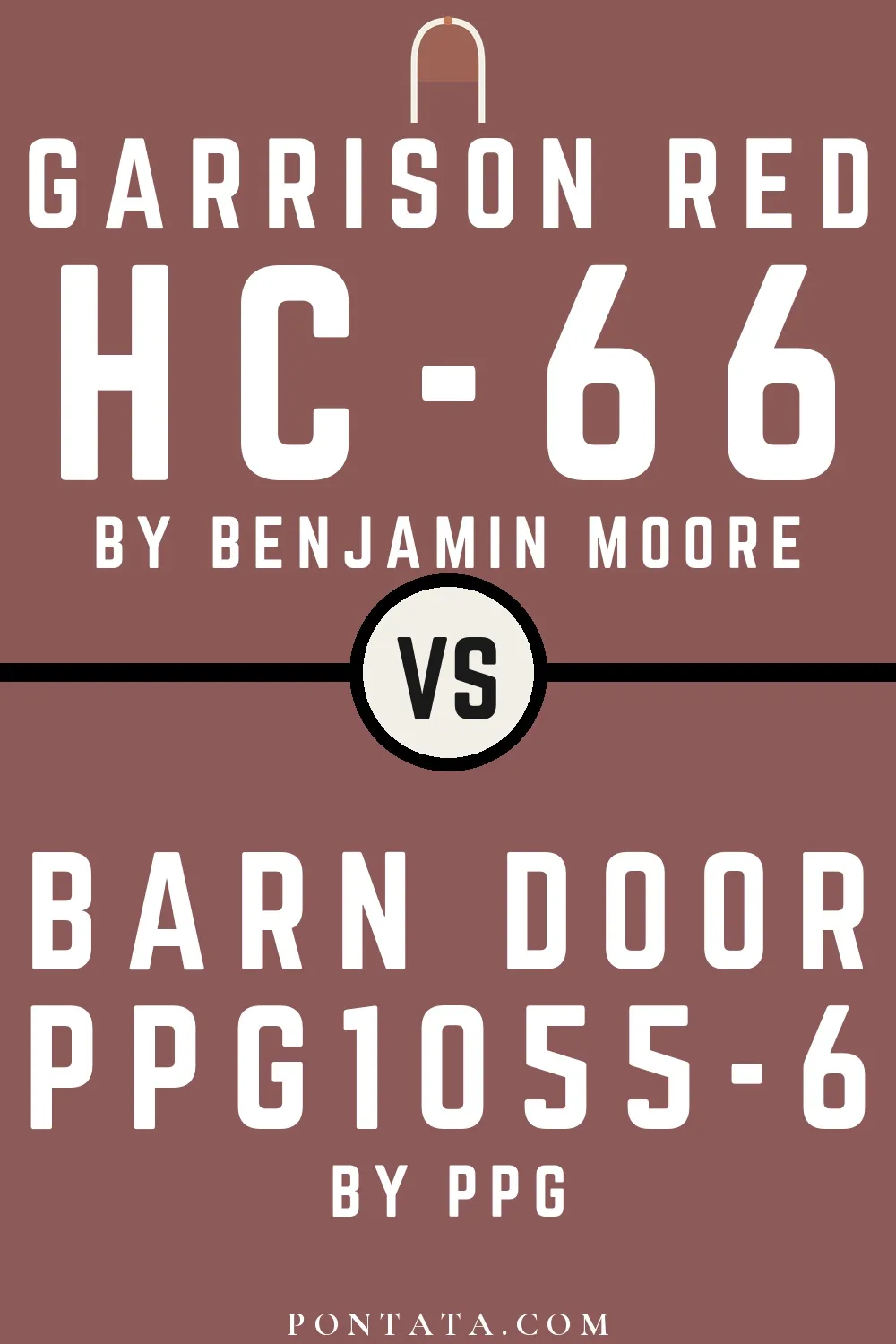 Garrison Red vs Barn Door