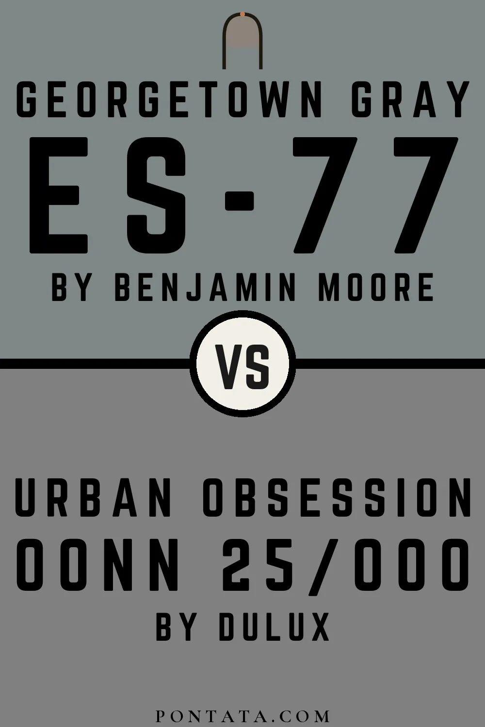 Georgetown Gray vs Urban Obsession