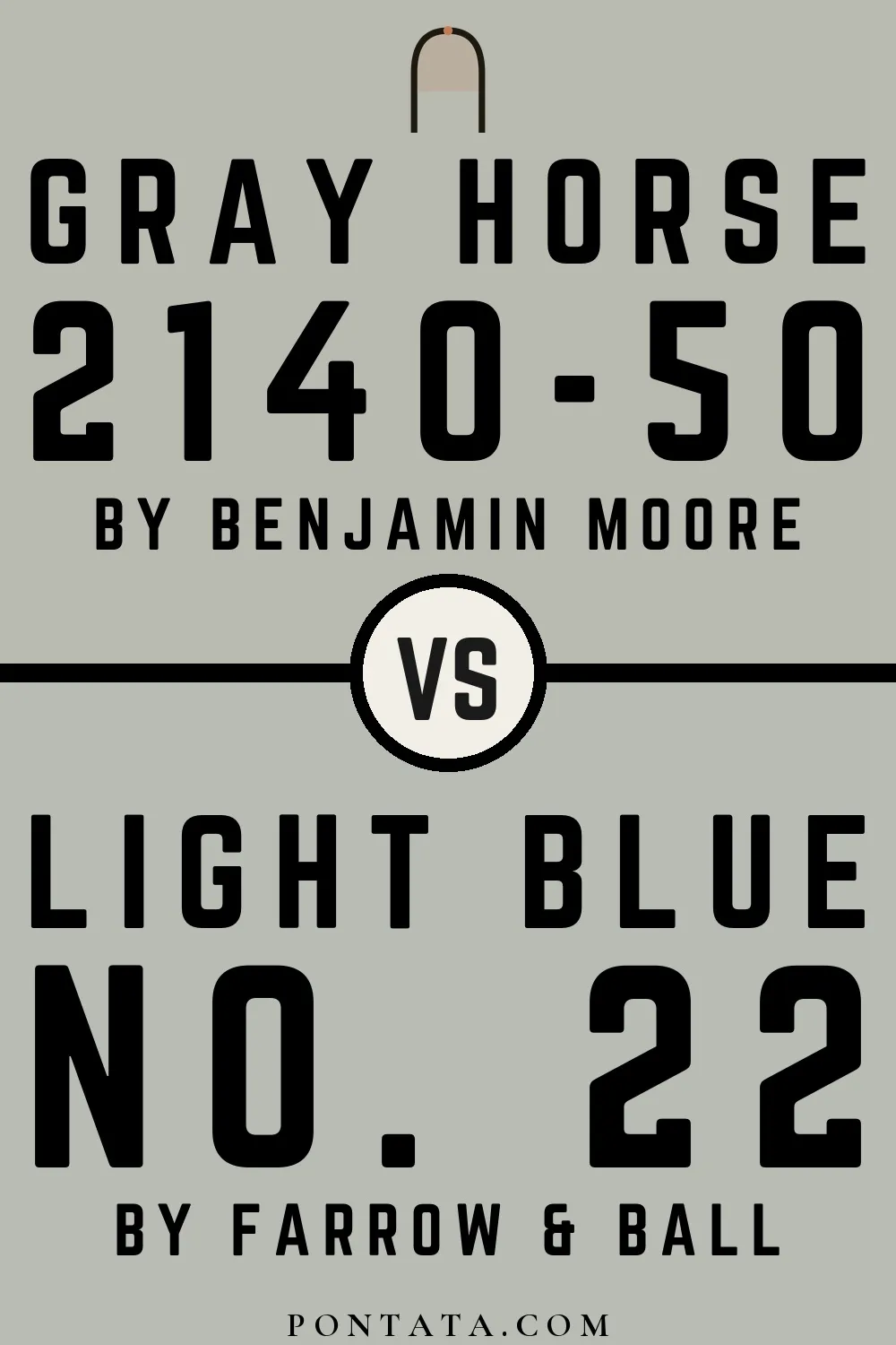 Gray Horse vs Light Blue