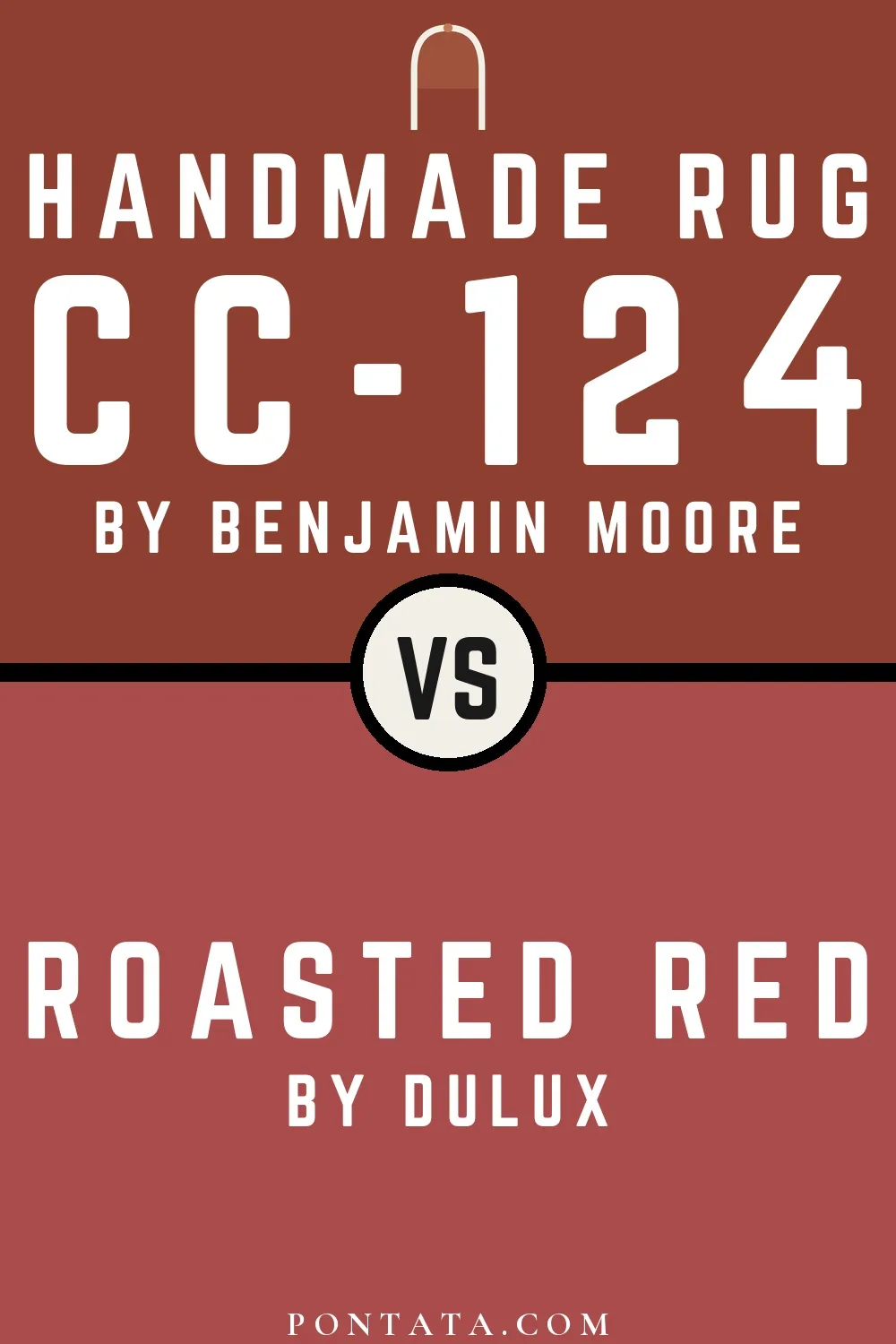 Handmade Rug vs Roasted Red
