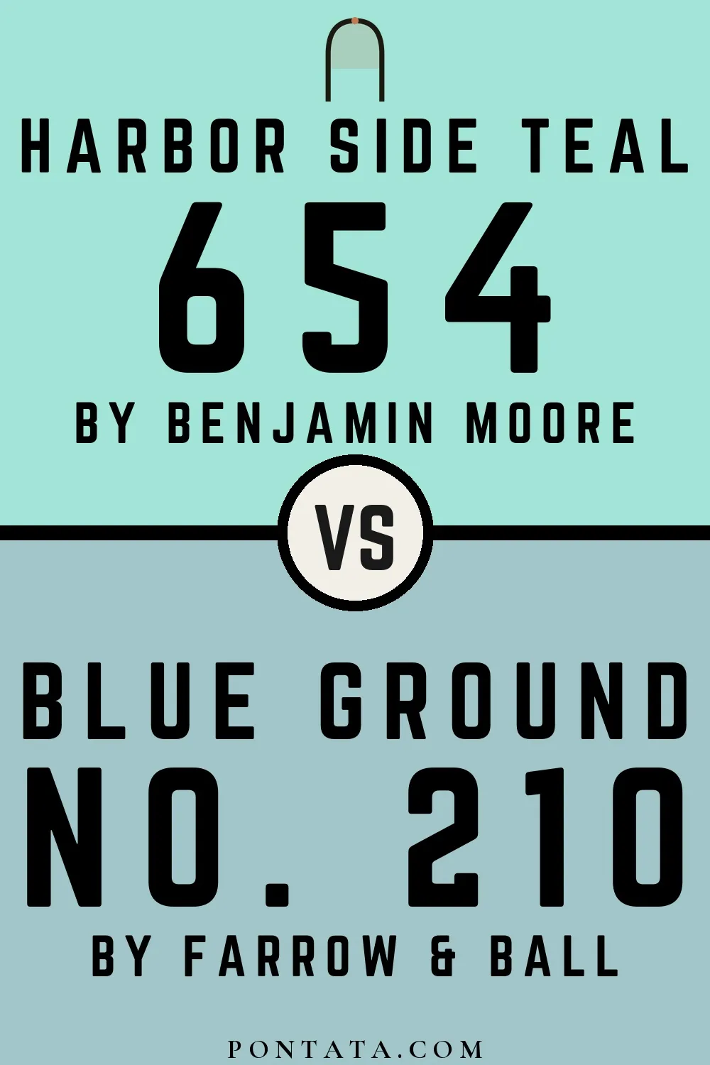 Harbor Side Teal vs Blue Ground