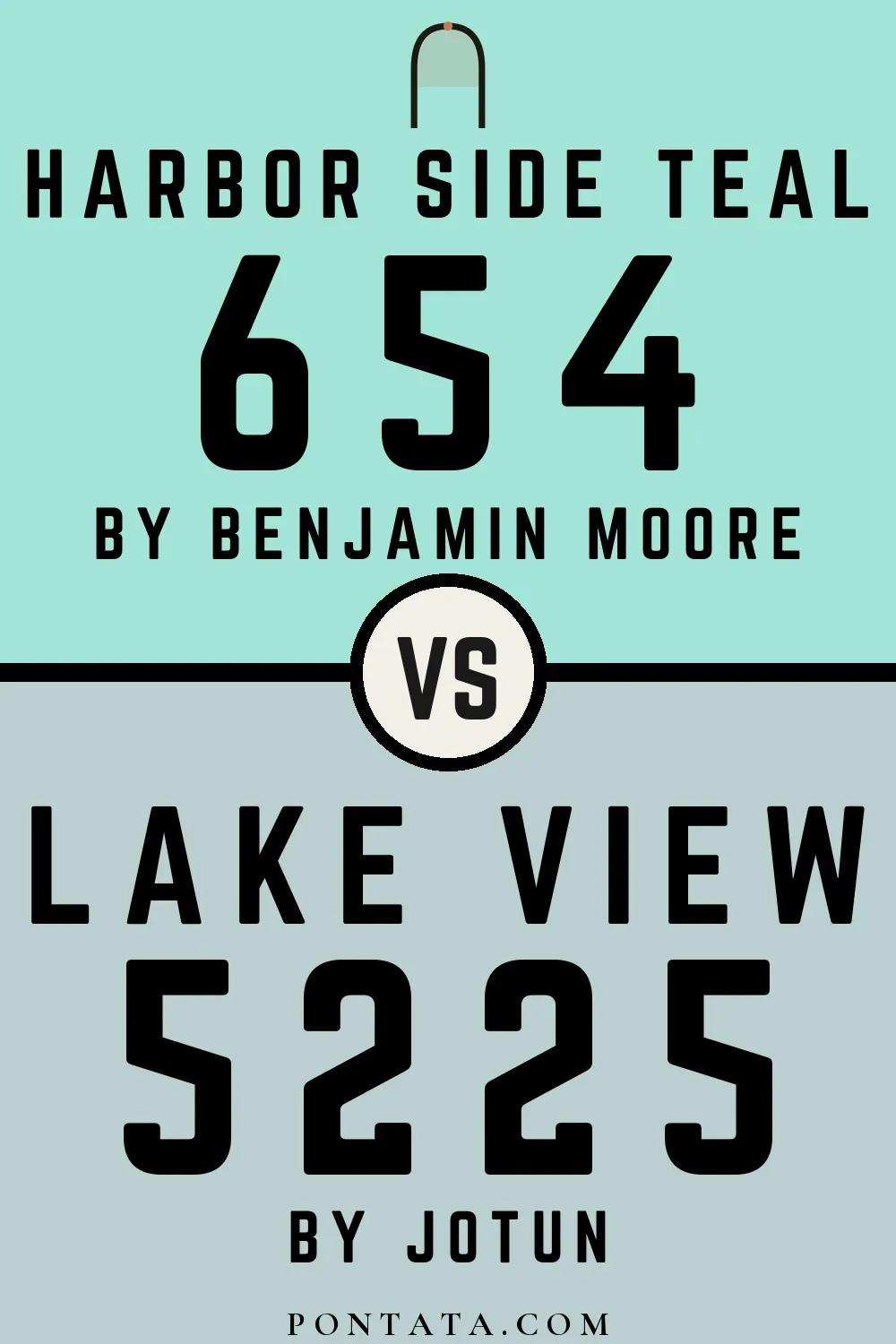 Harbor Side Teal vs Lake View
