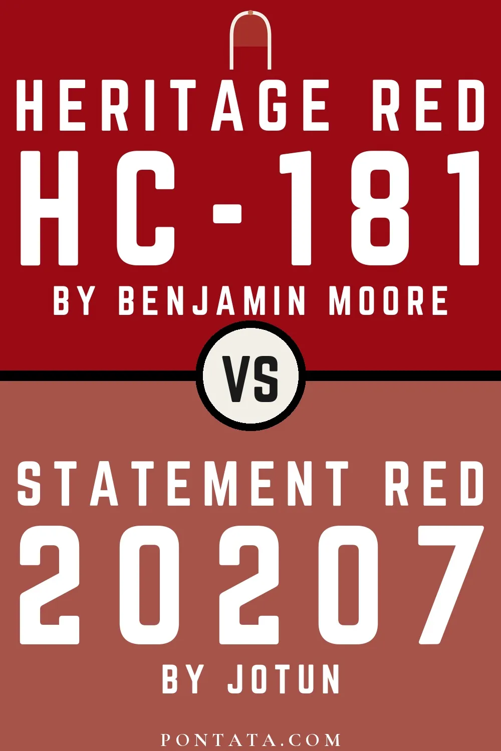 Heritage Red vs Statement Red