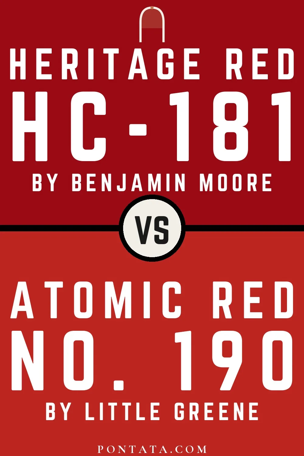 Heritage Red vs Atomic Red