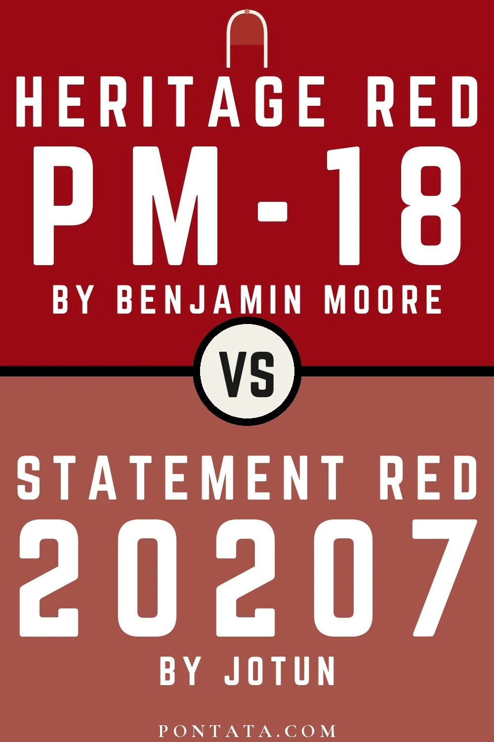 Heritage Red vs Statement Red