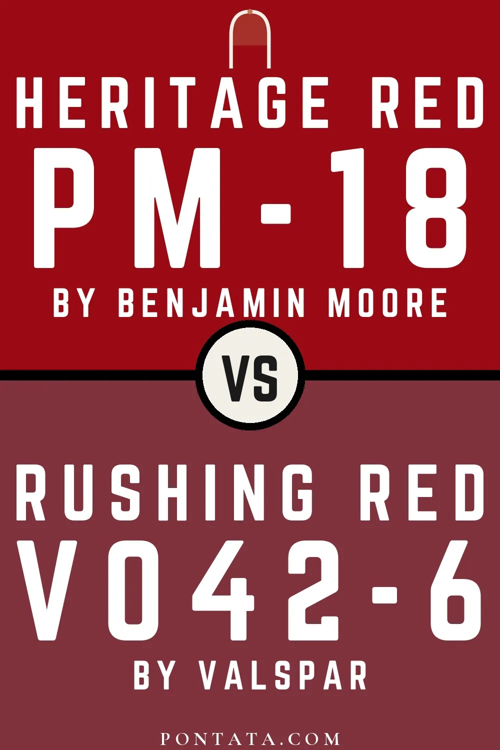 Heritage Red vs Rushing Red