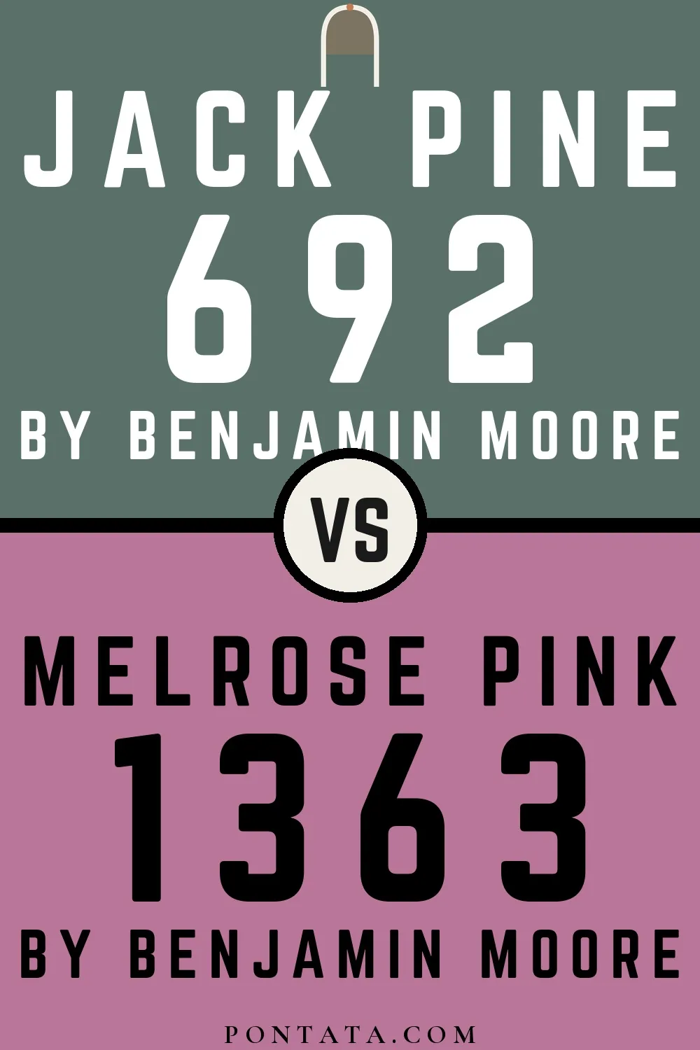 Jack Pine vs Melrose Pink