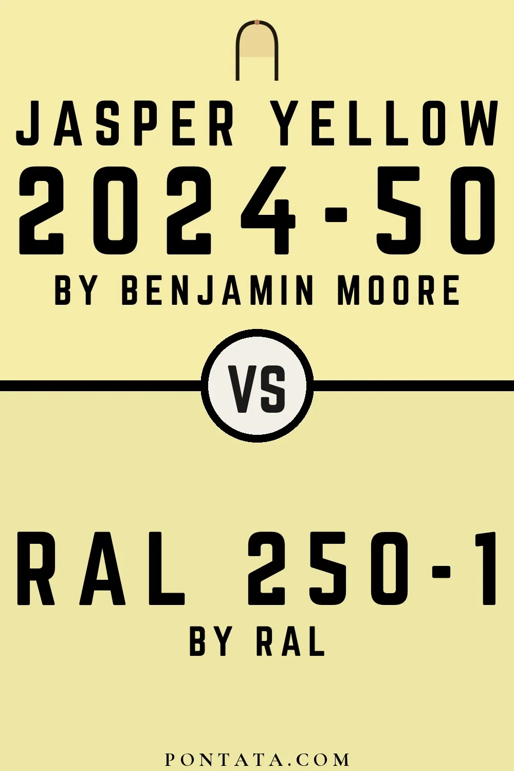 Jasper Yellow vs RAL 250-1