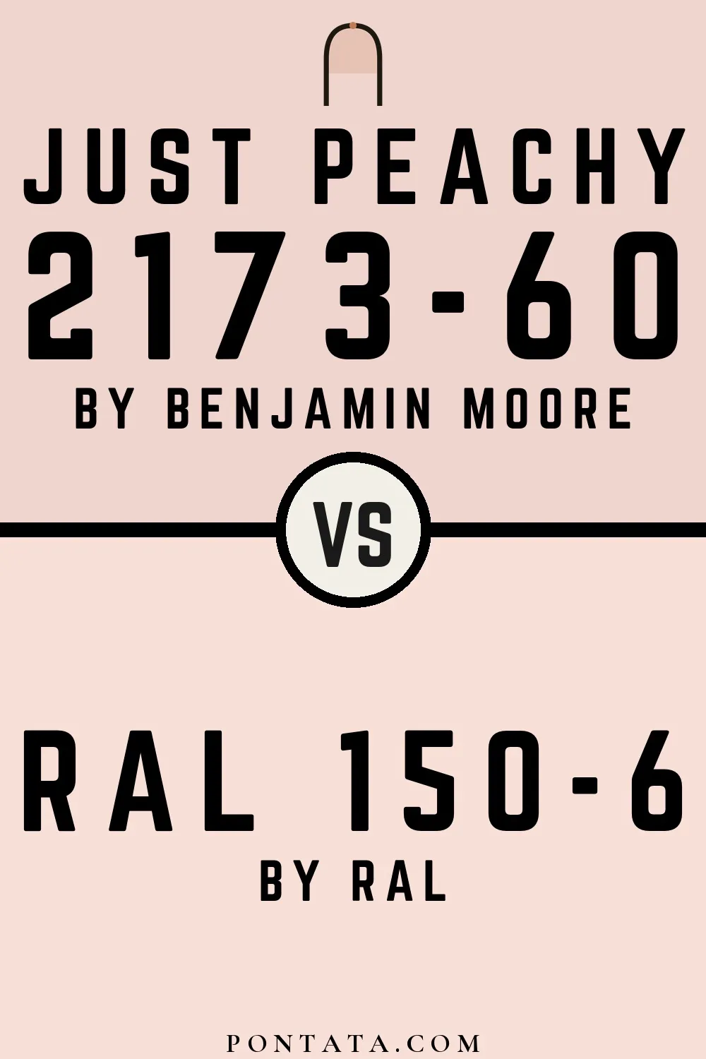 Just Peachy vs RAL 150-6