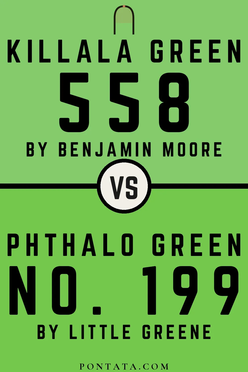 Killala Green vs Phthalo Green