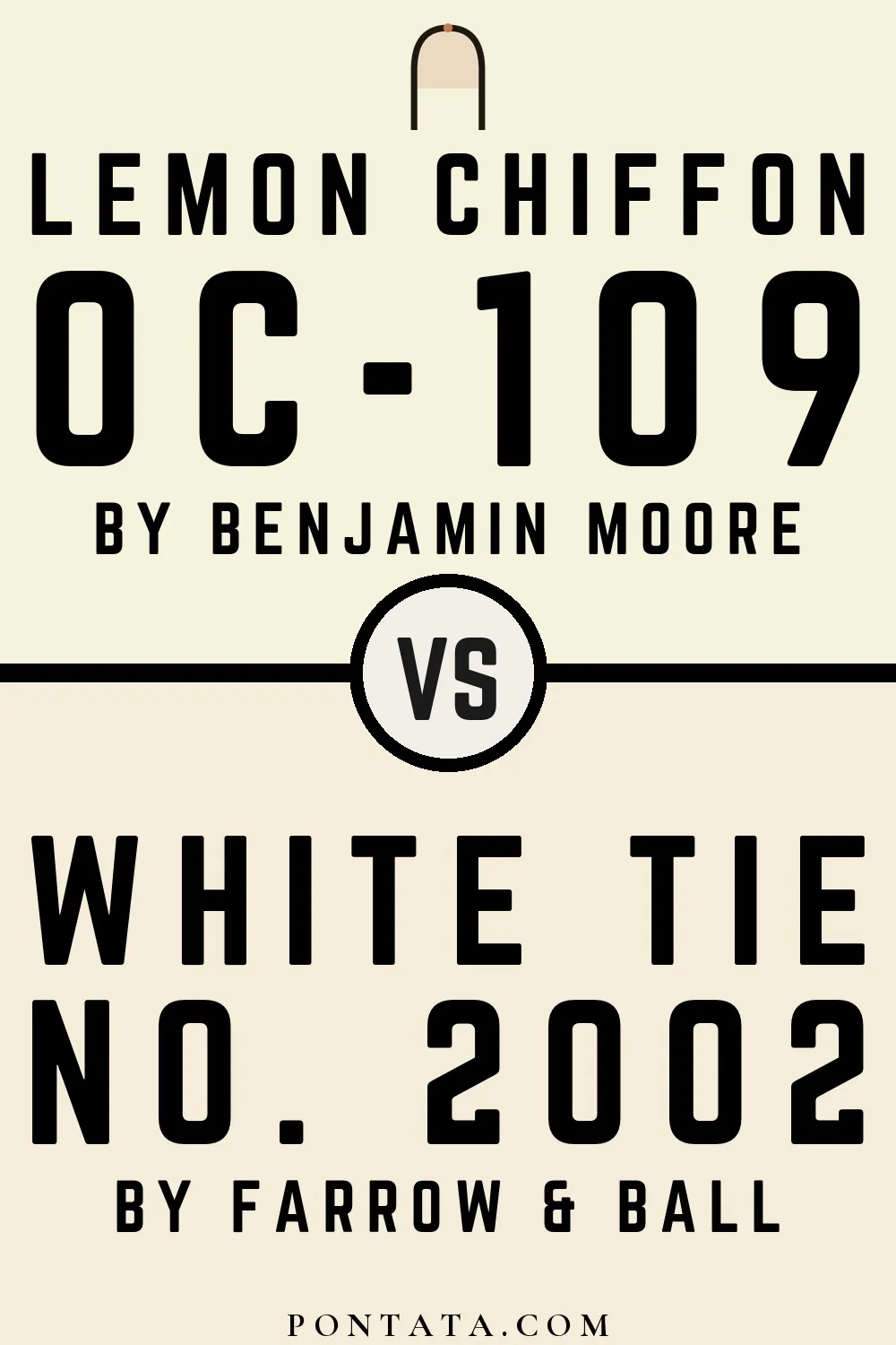 Lemon Chiffon vs White Tie
