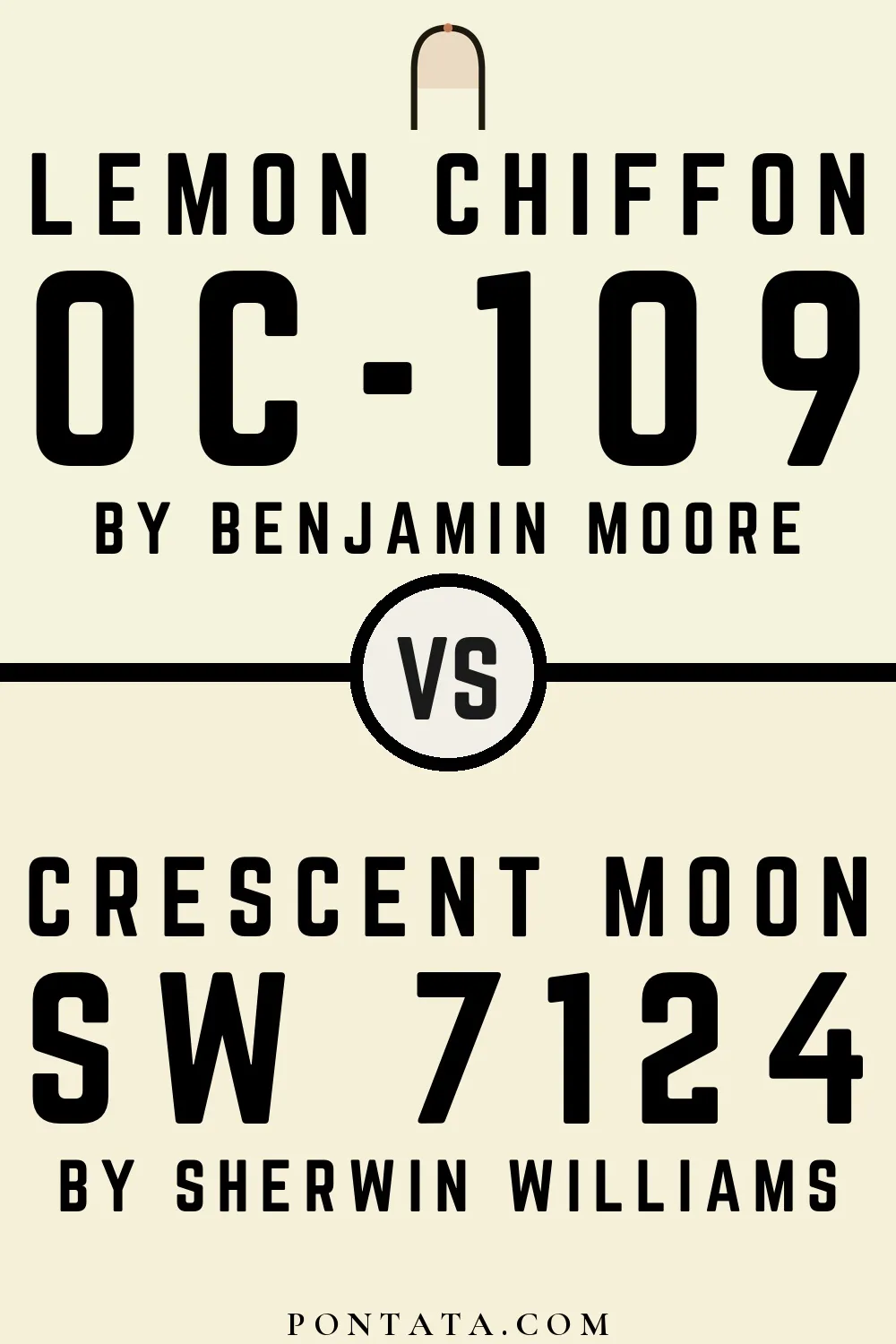 Lemon Chiffon vs Crescent Moon