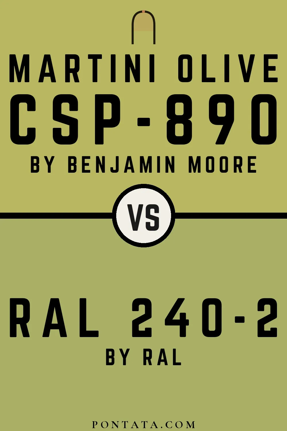 Martini Olive vs RAL 240-2