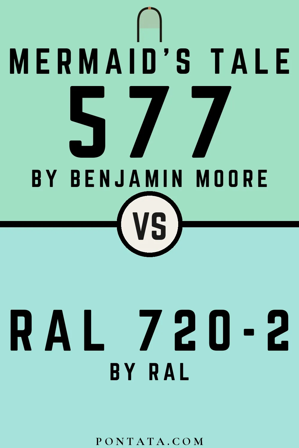 Mermaid's Tale vs RAL 720-2