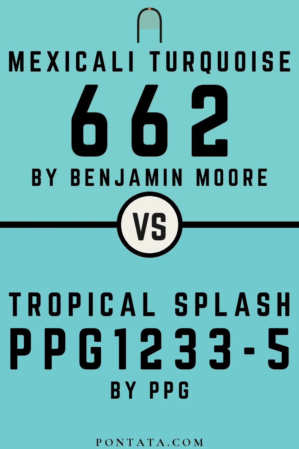 Mexicali Turquoise vs Tropical Splash