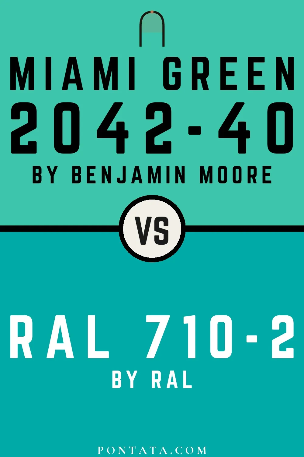 Miami Green vs RAL 710-2