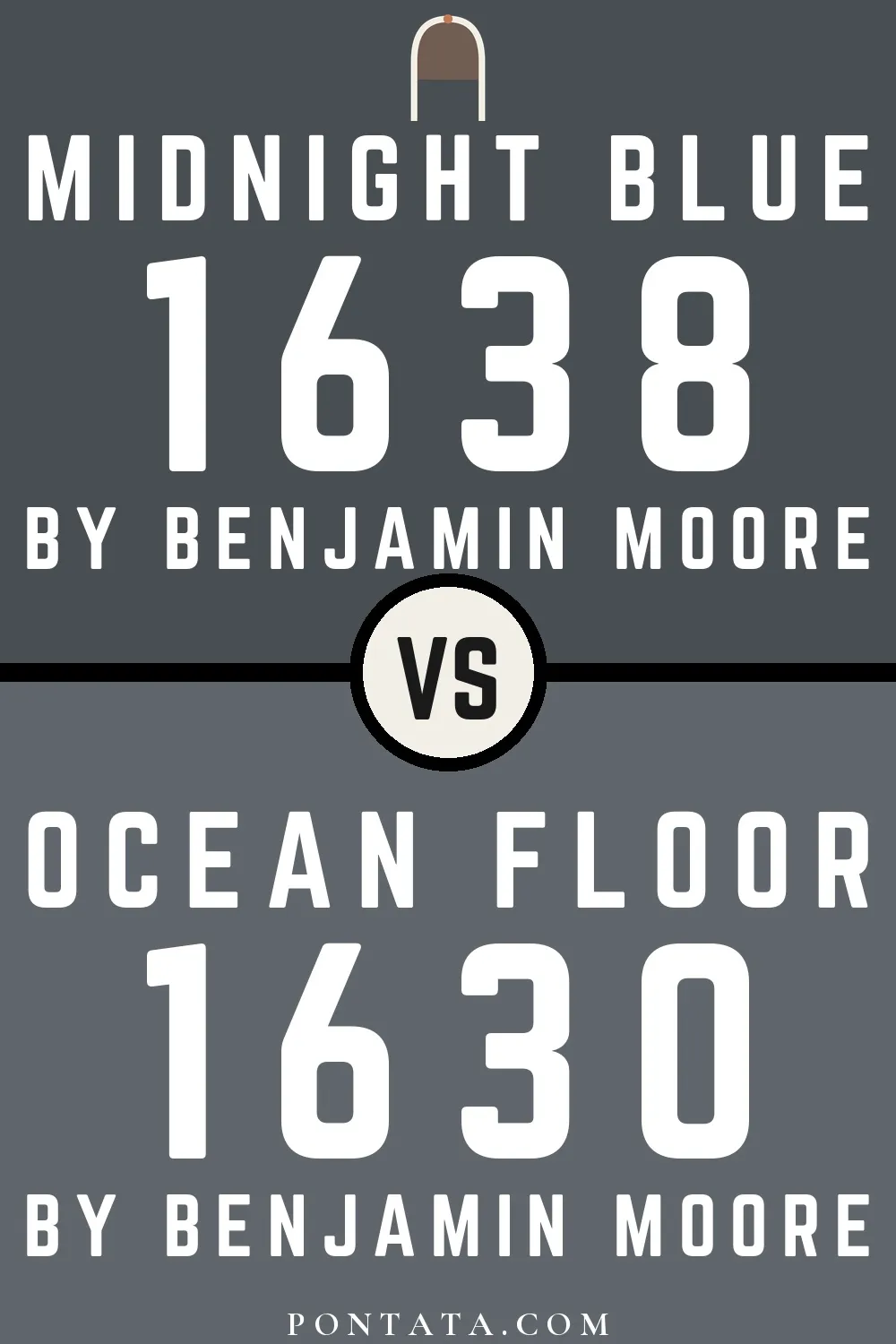 Midnight Blue vs Ocean Floor