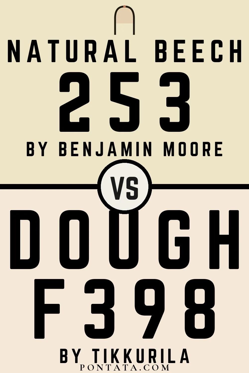 Natural Beech vs Dough