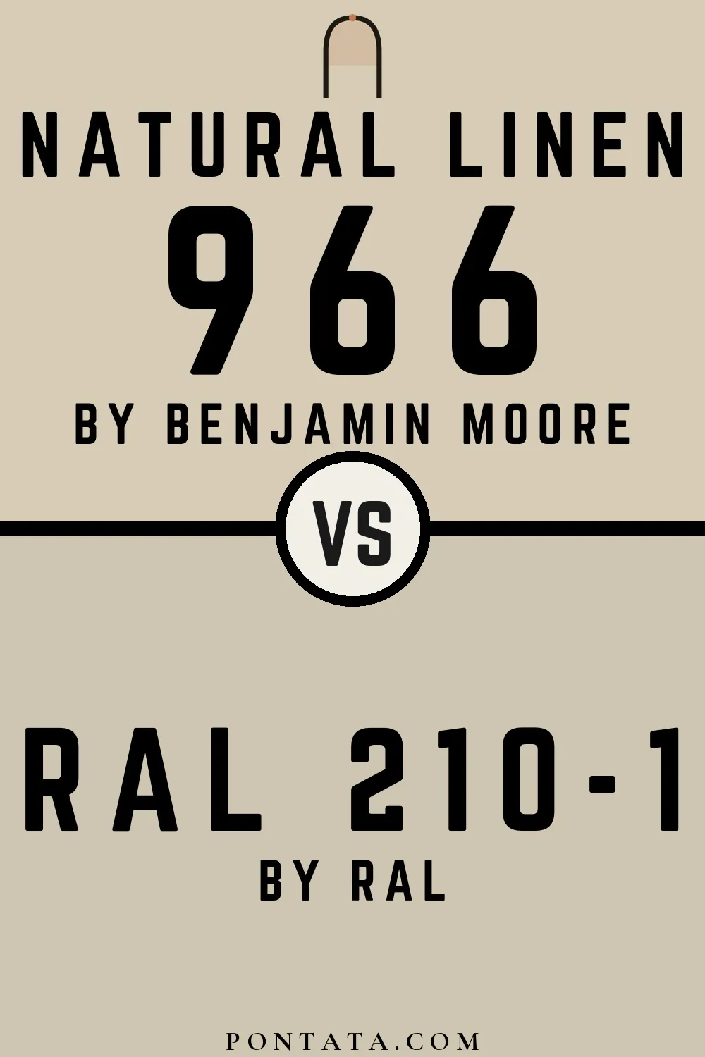 Natural Linen vs RAL 210-1