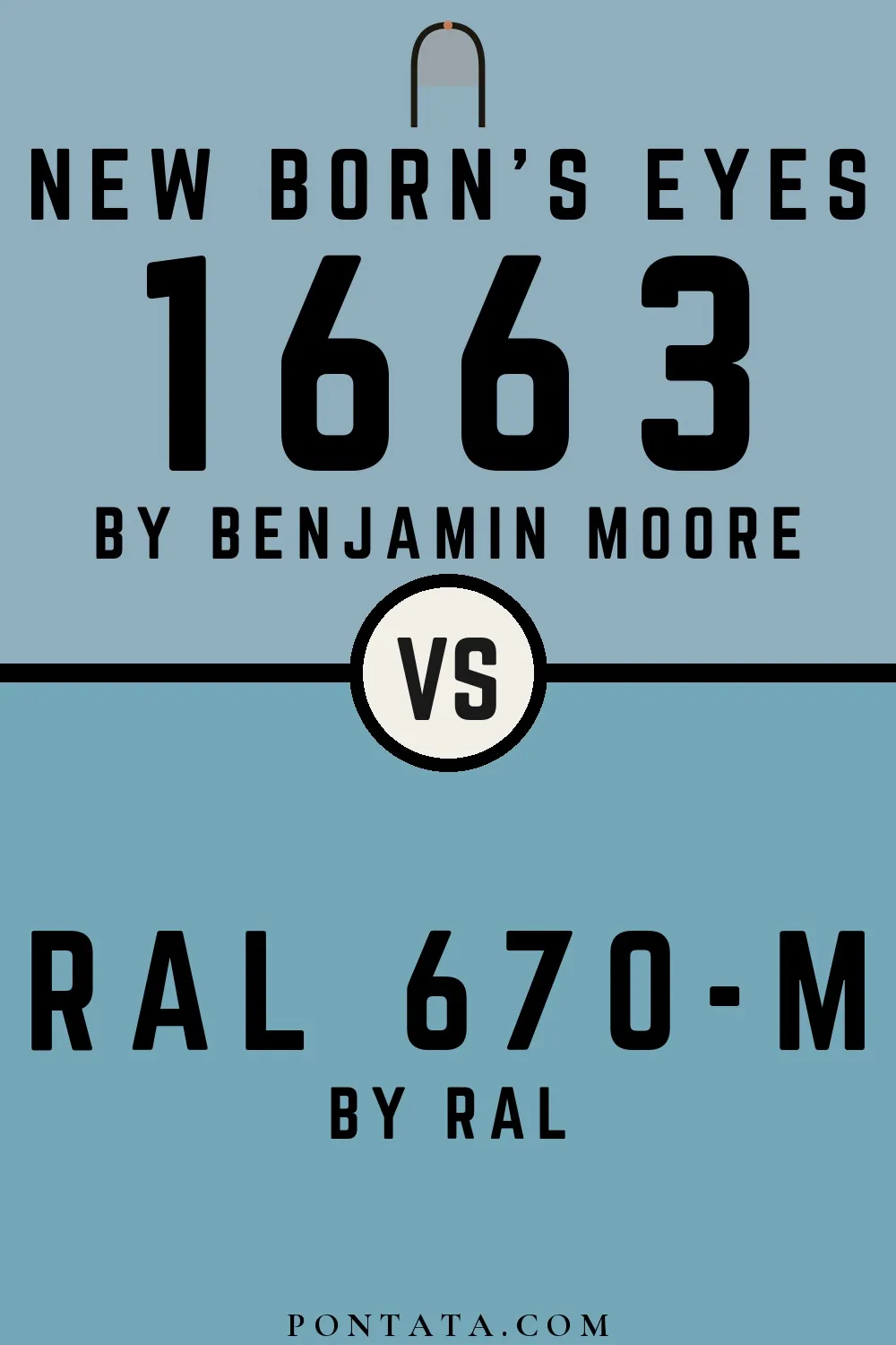 New Born's Eyes vs RAL 670-M
