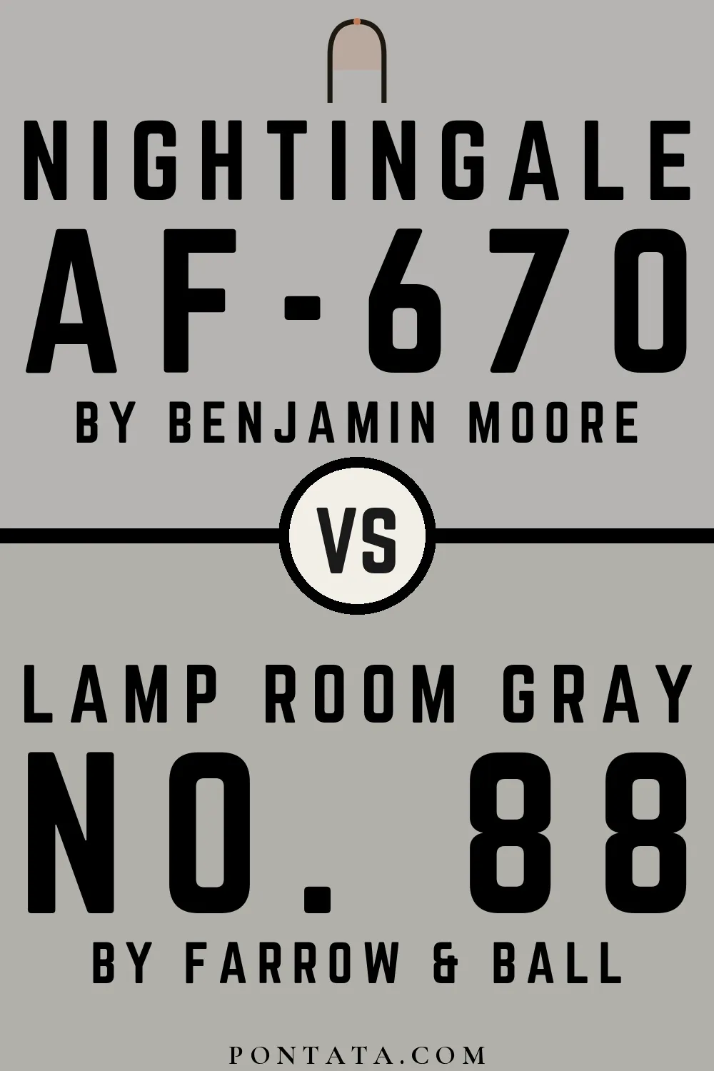 Nightingale vs Lamp Room Gray