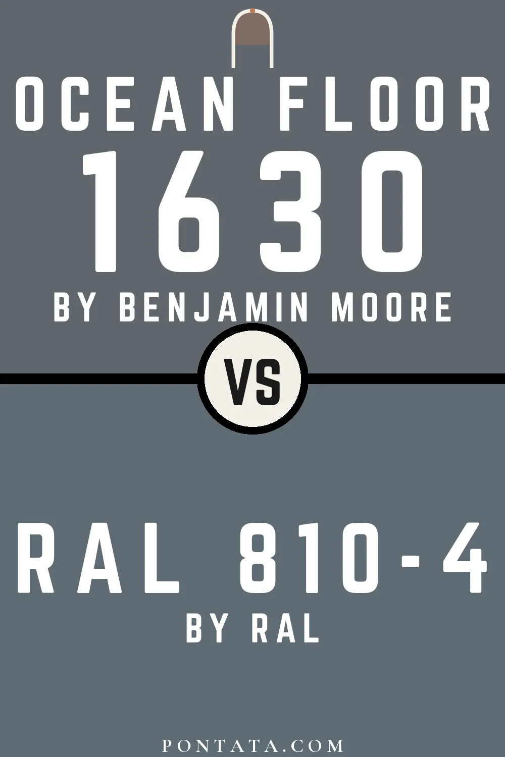 Ocean Floor vs RAL 810-4