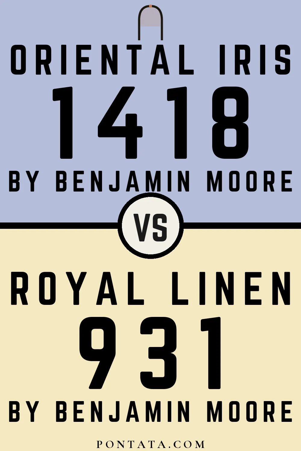 Oriental Iris vs Royal Linen