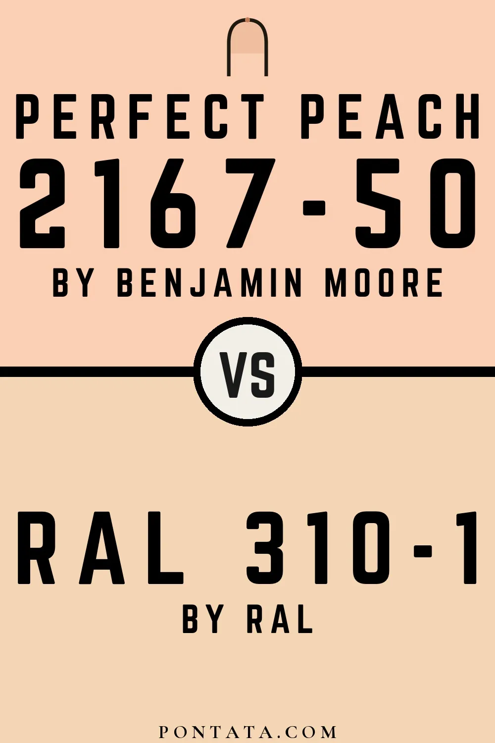 Perfect Peach vs RAL 310-1