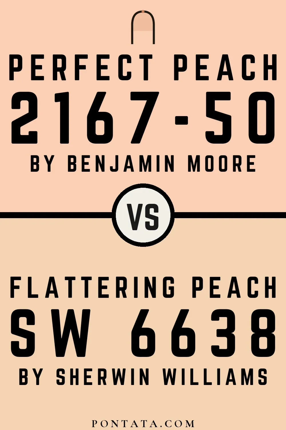 Perfect Peach vs Flattering Peach