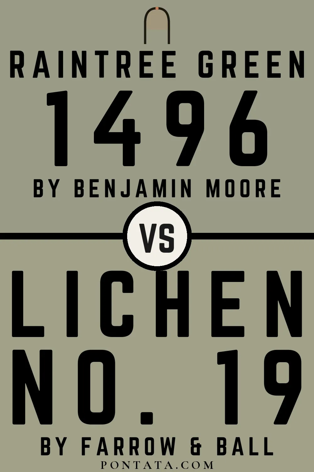 Raintree Green vs Lichen