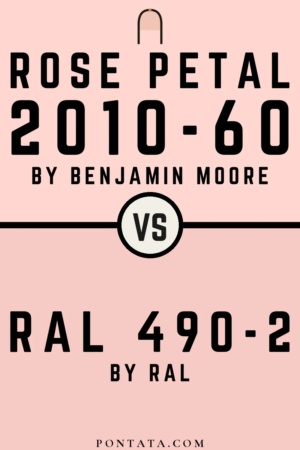Rose Petal vs RAL 490-2