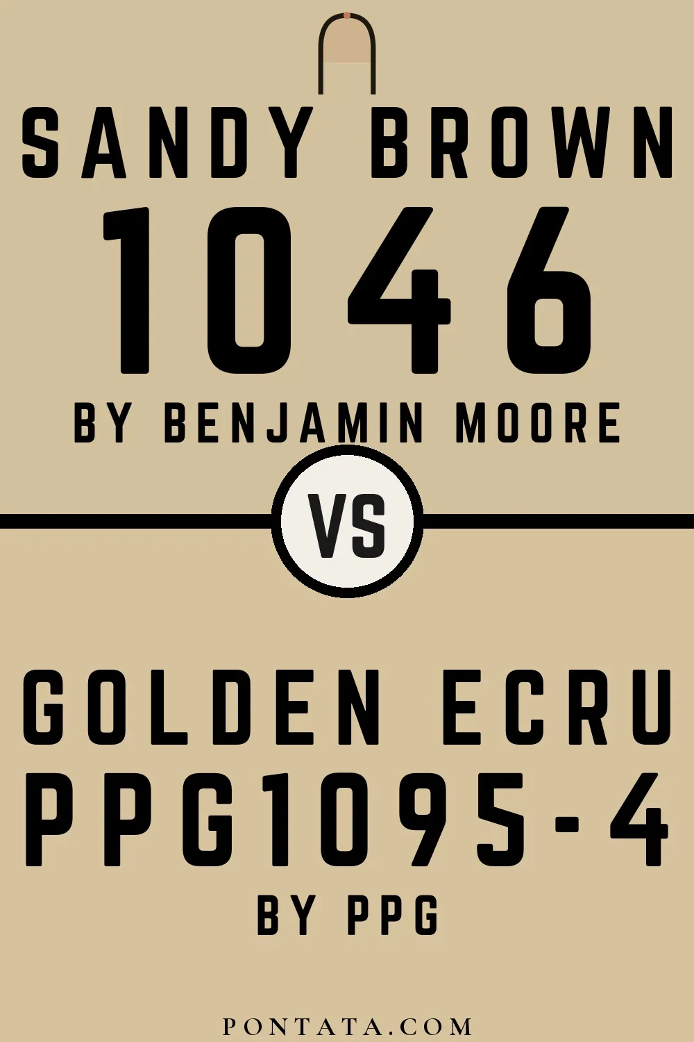 Sandy Brown vs Golden Ecru