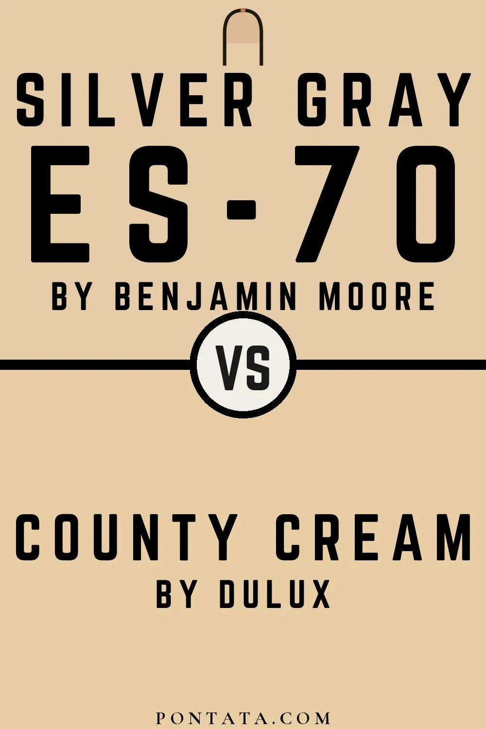 Silver Gray vs County Cream