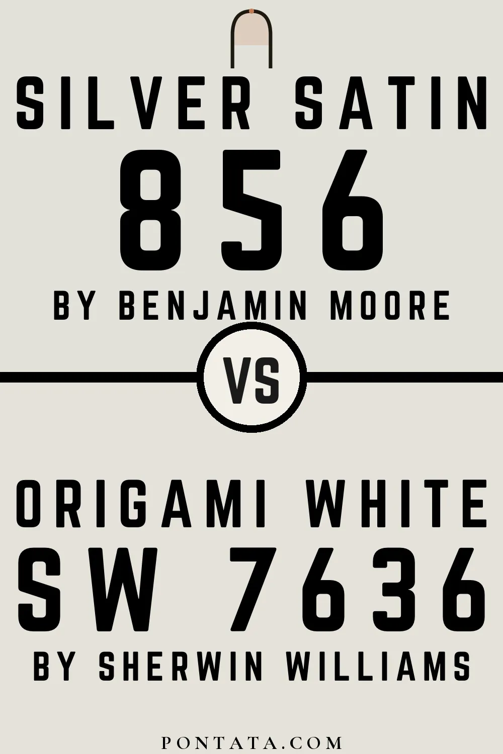 Silver Satin vs Origami White