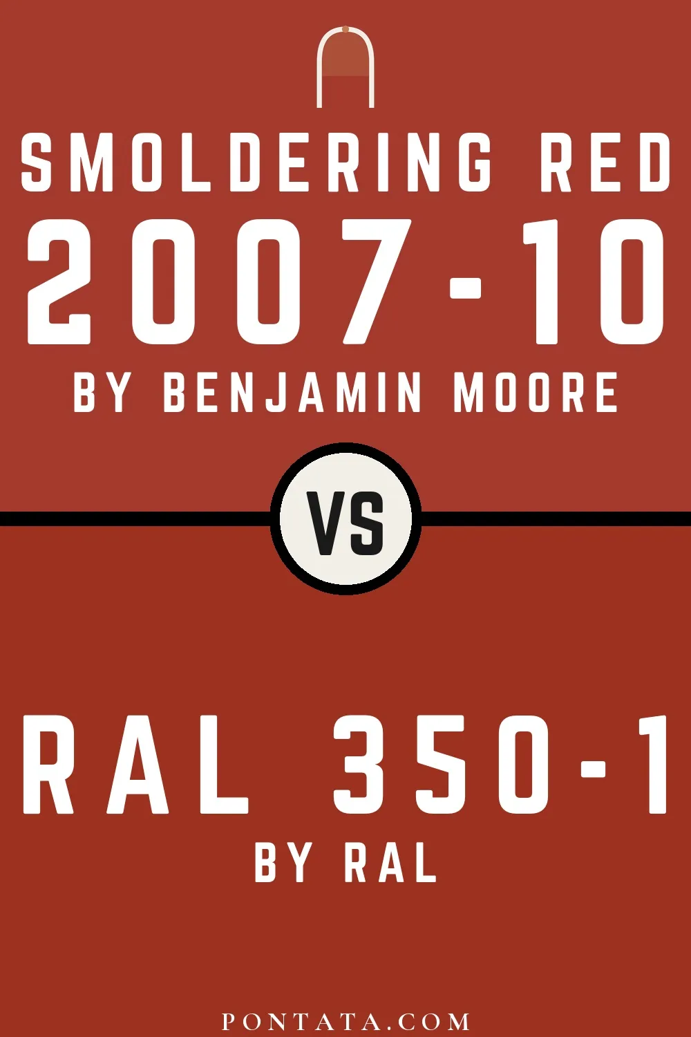 Smoldering Red vs RAL 350-1